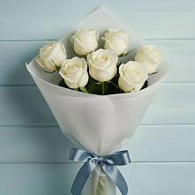 Букет 7 Белых роз Эдлесс Лав #REPLACE_PRED# Ногинск-9