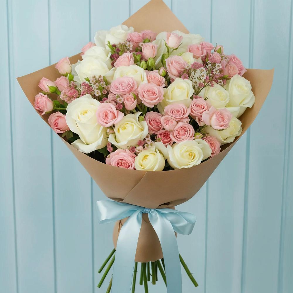 Букет цветов из: Розы в Ногинск-9