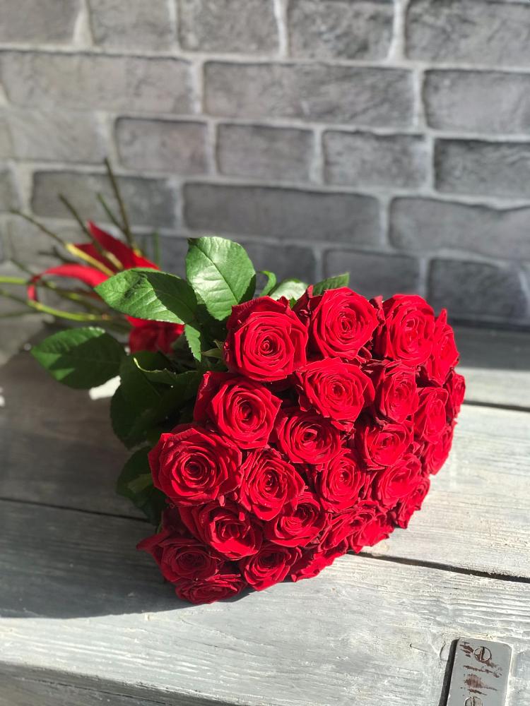 Букет Красные розы Фридом в Ногинск-9