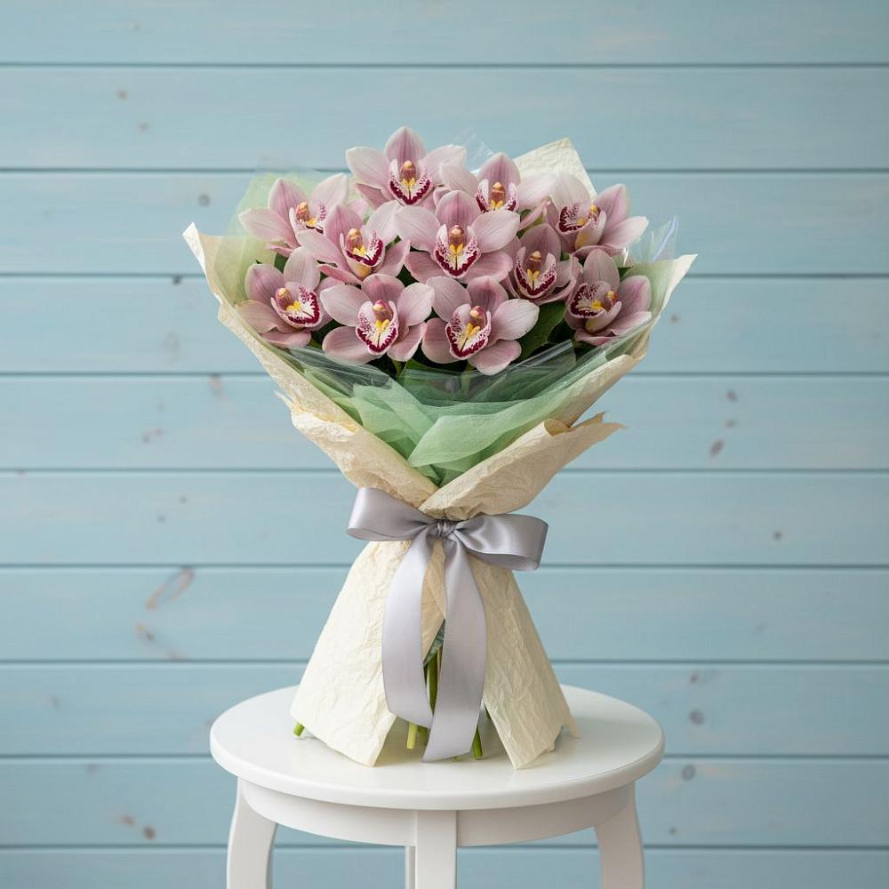 Букет цветов из: Орхидеи и Розы в Ногинск-9