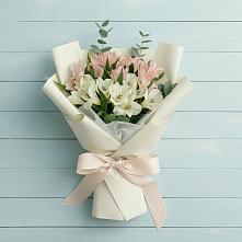 Букет цветов из:  Альстромерии #REPLACE_PRED# Ногинск-9