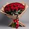 Букет 25 Красных роз Лотус в Ногинск-9