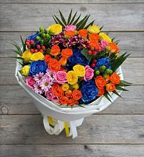 Букет цветов из:  Розы и Хризантемы в Ногинск-9