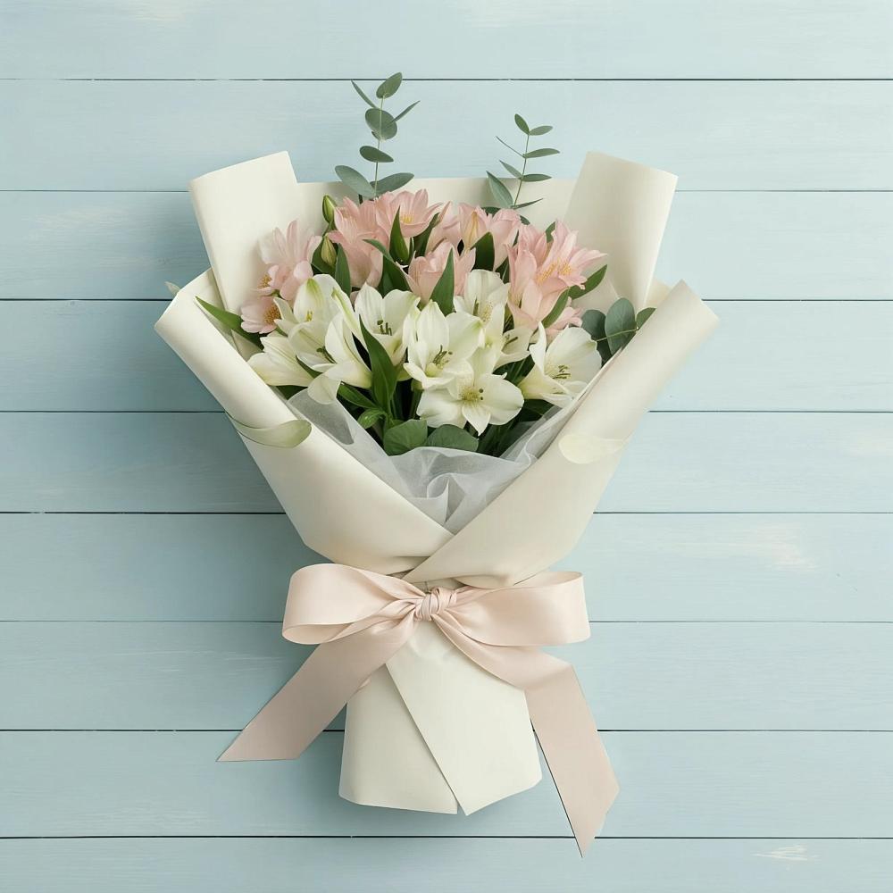 Букет цветов из: Альстромерии в Ногинск-9