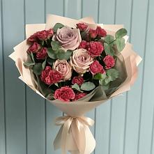 Букет цветов из:  Гвоздики и Розы #REPLACE_PRED# Ногинск-9