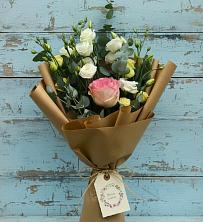 Букет цветов из:  Розы и Лизиантусы в Ногинск-9