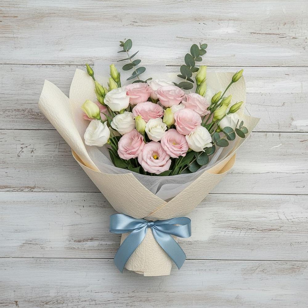 Букет цветов из: Лизиантусы в Ногинск-9