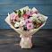 Букет цветов из: Хризантемы, Альстромерии и Розы в Ногинск-9